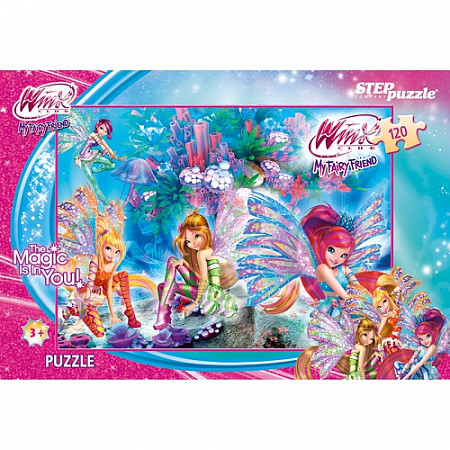 На картинке изображен Пазлы Step Puzzle 120 "Winx" (Rainbow) набор 2 Пазлы Step Puzzle 120 "Winx" (Rainbow) набор 2