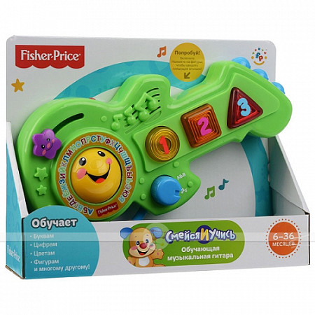 Развивающая игрушка Fisher Price Гитара Смейся и учись BFY40