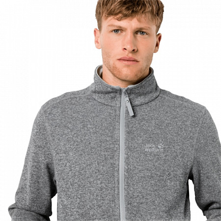 Толстовка мужская Jack Wolfskin Finley Jacket M slate grey