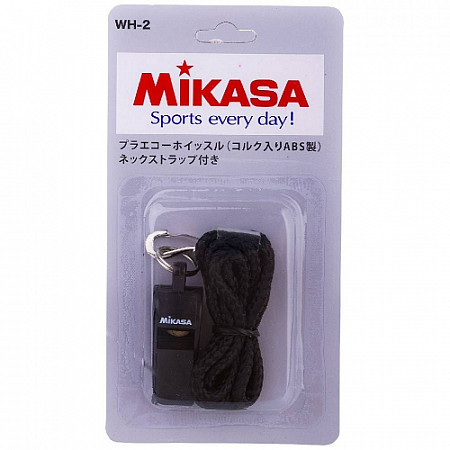 Свисток Mikasa с шариком WH-2BK black