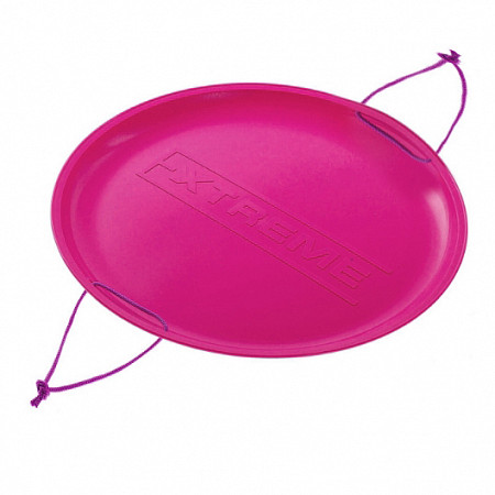 Ледянка дисковая с веревочными ручками Престиж Экстрим 58 см pink