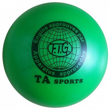 Мяч для художественной гимнастики Indigo d15 300 гр green