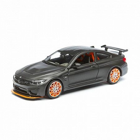 На картинке изображен Масштабная модель автомобиля Maisto 1:24 БМВ M4 GTS (31246) grey Масштабная модель автомобиля Maisto 1:24 БМВ M4 GTS (31246) grey