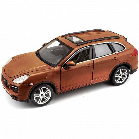Сборная модель автомобиля Bburago 1:24 Porsche Cayenne Turbo Kit (18-25104) brown