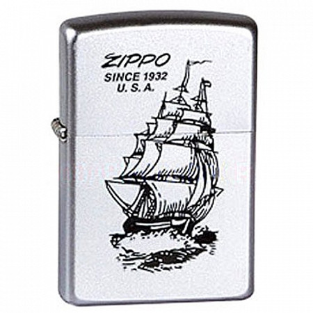 Зажигалка Zippo 205 Boat-Zippo Satin Chrome