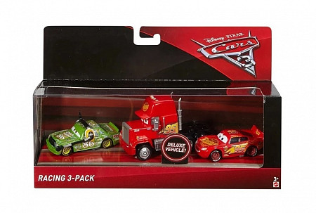 Набор машинок Cars 3 штуки FBG38 FBR77