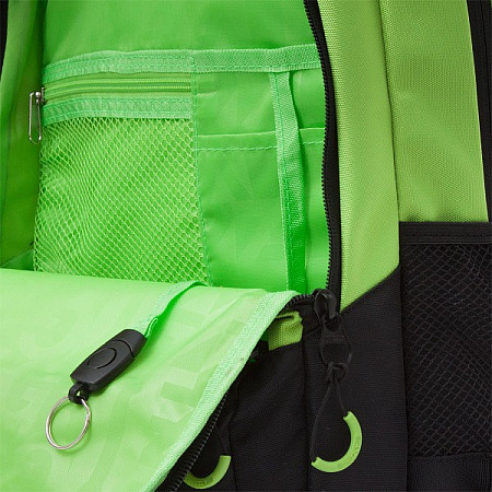 Рюкзак школьный GRIZZLY RU-130-4 /4 black/light green