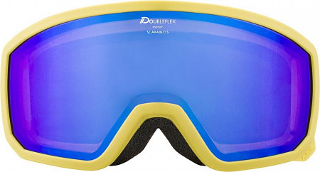 Очки горнолыжные Alpina Scarabeo S S40 Curry HM Blue S2