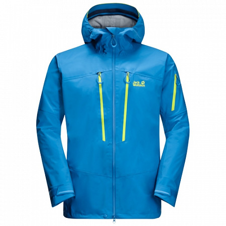 На картинке изображен Куртка мужская Jack Wolfskin Exolight Pro Jacket M brilliant blue Куртка мужская Jack Wolfskin Exolight Pro Jacket M brilliant blue