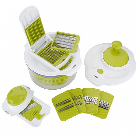 На картинке изображен Многофункциональный кухонный процессор Dekok UKA-1115 Многофункциональный кухонный процессор Dekok UKA-1115