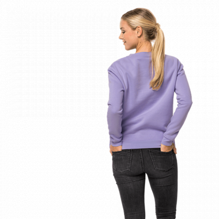 Пуловер женский Jack Wolfskin Winter Logo Sweatshirt W true lavender