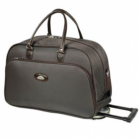 На картинке изображен Дорожная сумка Polar 7017.3 brown Дорожная сумка Polar 7017.3 brown