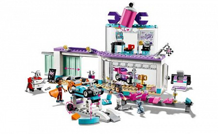 Конструктор LEGO Friends Мастерская по тюнингу автомобилей 41351