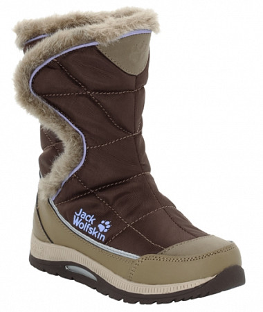 На картинке изображен Сапоги Jack Wolfskin Snow Dome brown Сапоги Jack Wolfskin Snow Dome brown