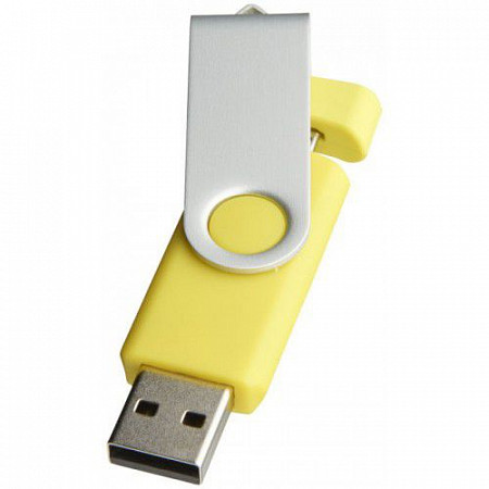 Флешка 16Gb Dual 1Z2014016 Yellow