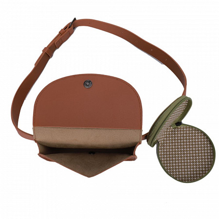 Поясная сумка женская Ors Oro OMS-0155 orange