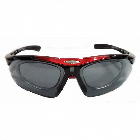 На картинке изображен Очки для велосипедистов Zez Sport 0089/2-1 red Очки для велосипедистов Zez Sport 0089/2-1 red