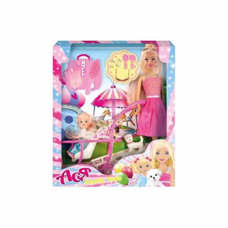 Набор с куклой Toys Lab Ася Семья 35087