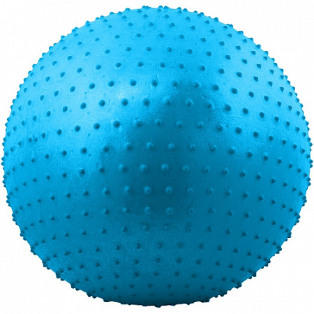 Мяч гимнастический, для фитнеса (фитбол) массажный Starfit GB-301 55 см blue, антивзрыв