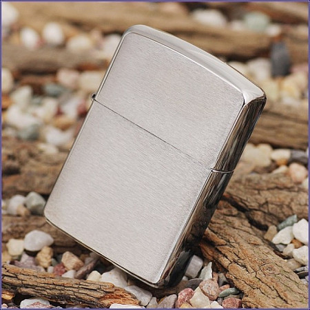 Зажигалка Zippo 200 Brushed Chrome