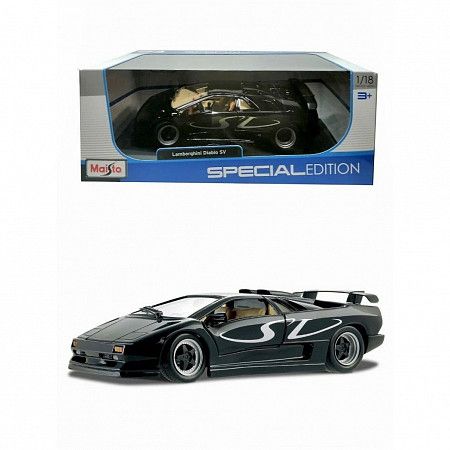 Машинка Maisto 1:18 Lamborghini Diablo SV (31844) black