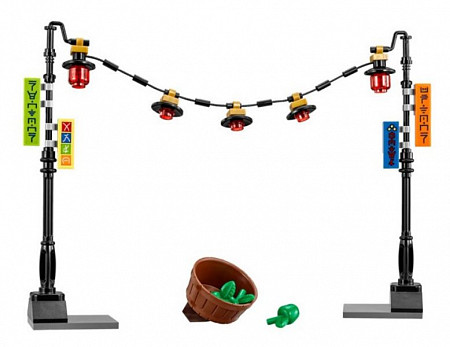 Конструктор LEGO Лего Ограбление киоска в НИНДЗЯГО Сити 70607