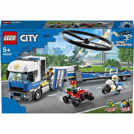 Конструктор LEGO City Полицейский вертолётный транспорт 60244