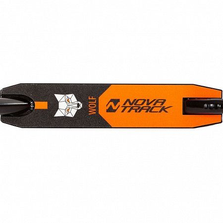 Трюковой самокат Novatrack Wolf EL 50 100P.WOLF.BOR21 orange