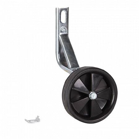 Колеса поддерживающие Bike Parts с кронштейном для велосипеда 12" black Х16068