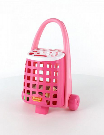 Набор Полесье Забавная тележка с набором продуктов 67883