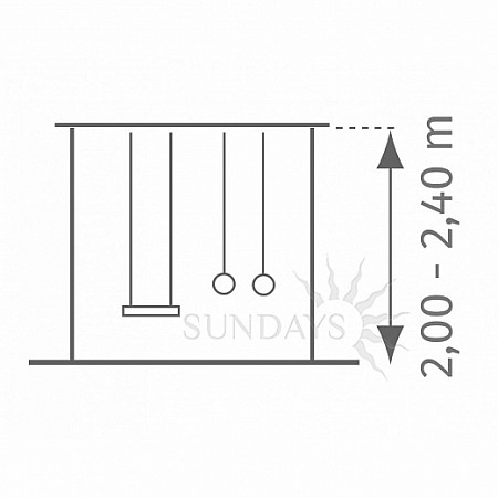 Качели-гнездо Little Panda Winko orange/turquoise