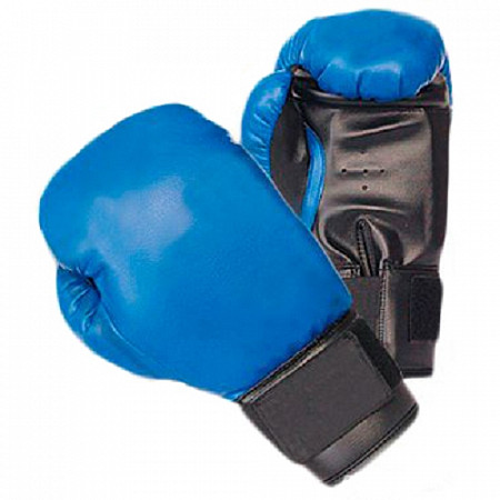 Перчатки боксерские BULAT синий-черный (BPK-042) детские