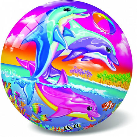 Мяч Счастливые Дельфины 23 см 11/2959