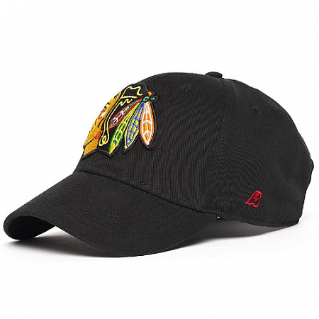 На картинке изображен Бейсболка Atributika&Club NHL Chicago Blackhawks 31006 black Бейсболка Atributika&Club NHL Chicago Blackhawks 31006 black