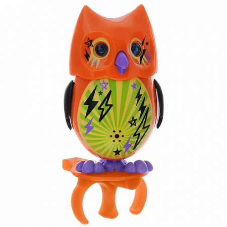 Игрушка Digifriends Сова с кольцом, оранжевая с черными крыльями 88285-10