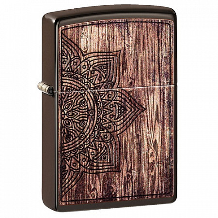 Зажигалка Zippo Wood Mandala Design 49184