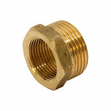 Переход шестиугольный General Fittings наружная-внутренняя резьба 1/2x3/8" 260044H040300H