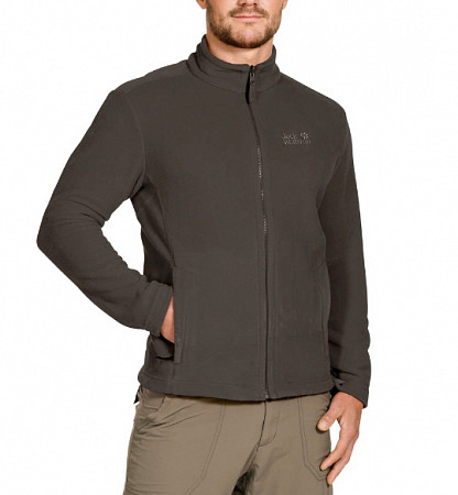 На картинке изображен Джемпер мужской Jack Wolfskin Moonrise Jacket Men brown Джемпер мужской Jack Wolfskin Moonrise Jacket Men brown