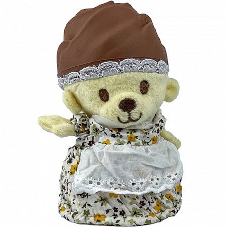 Плюшевый Мишка в ароматном кексе Premium Toys шоколадный бисквит (1610033) yellow