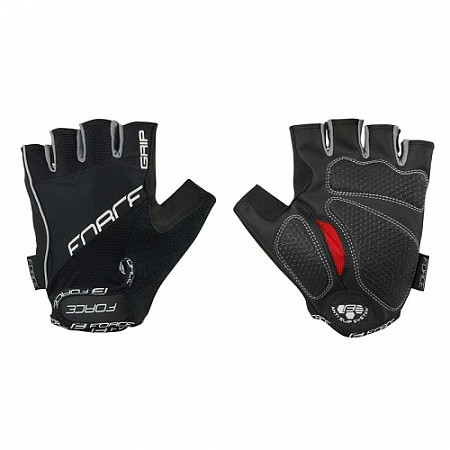 На картинке изображен Велоперчатки Force Grip gel 905145 black Велоперчатки Force Grip gel 905145 black