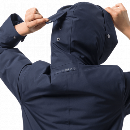 Пальто женское Jack Wolfskin Monterey Bay Coat midnight blue