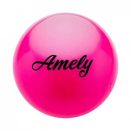 Мяч для художественной гимнастики Amely AGB-101 15 см pink