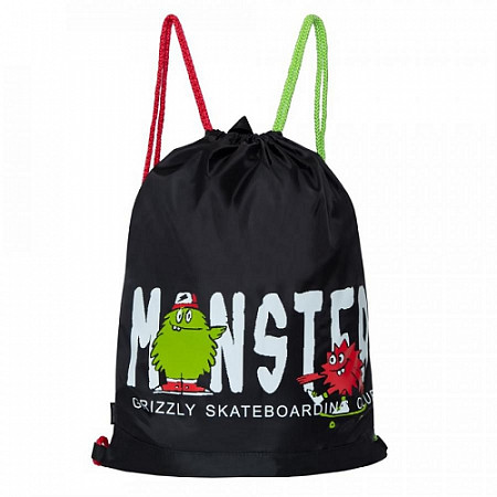 Мешок для обуви GRIZZLY OM-92-4 black