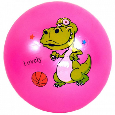 На картинке изображен Мяч детский Ausini VT18-11144 pink Мяч детский Ausini VT18-11144 pink