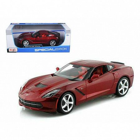 Машинка Maisto 1:18 2014 Corvette Stingray (31182) red