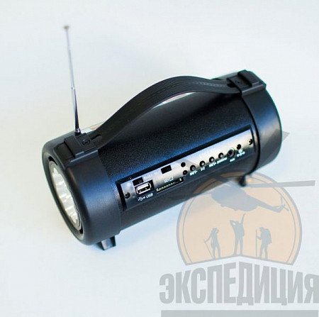 Кемпинговый радиоприемник с фонарем Hunter