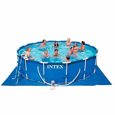 Каркасный бассейн Intex Metal Frame 28228NP (457х84см)