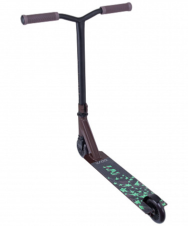 На картинке изображен Самокат трюковый XAOS Ivy brown Самокат трюковый XAOS Ivy brown