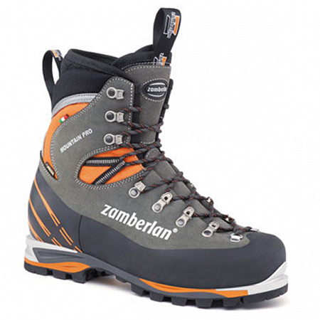 На картинке изображен Ботинки женские Zamberlan 2090 Mountain Pro Gtx Rr grey/orange Ботинки женские Zamberlan 2090 Mountain Pro Gtx Rr grey/orange