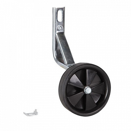 На картинке изображен Приставные колеса с кронштейном для велосипеда STG 14" Х16069-5 Приставные колеса с кронштейном для велосипеда STG 14" Х16069-5